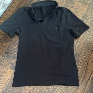 lululemon athletica Black Polo Shirt